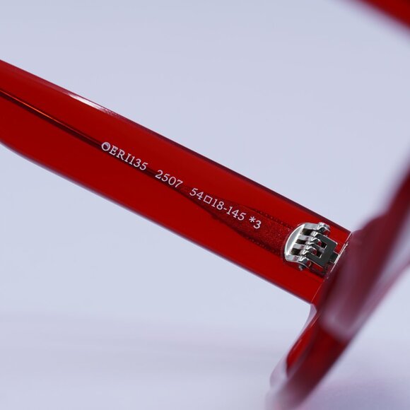 ?️New Off-White OERI135 MIRAMAR 2507 Sunglasses - Red Frame, Grey Lenses main image 7